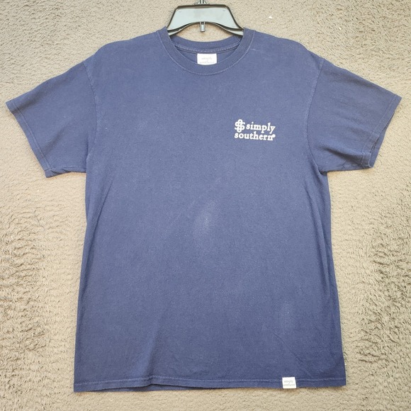 Simply Southern Shirt Womens Medium Saltwater Cures All Wounds Seashells Tee‎ - Picture 1 of 8